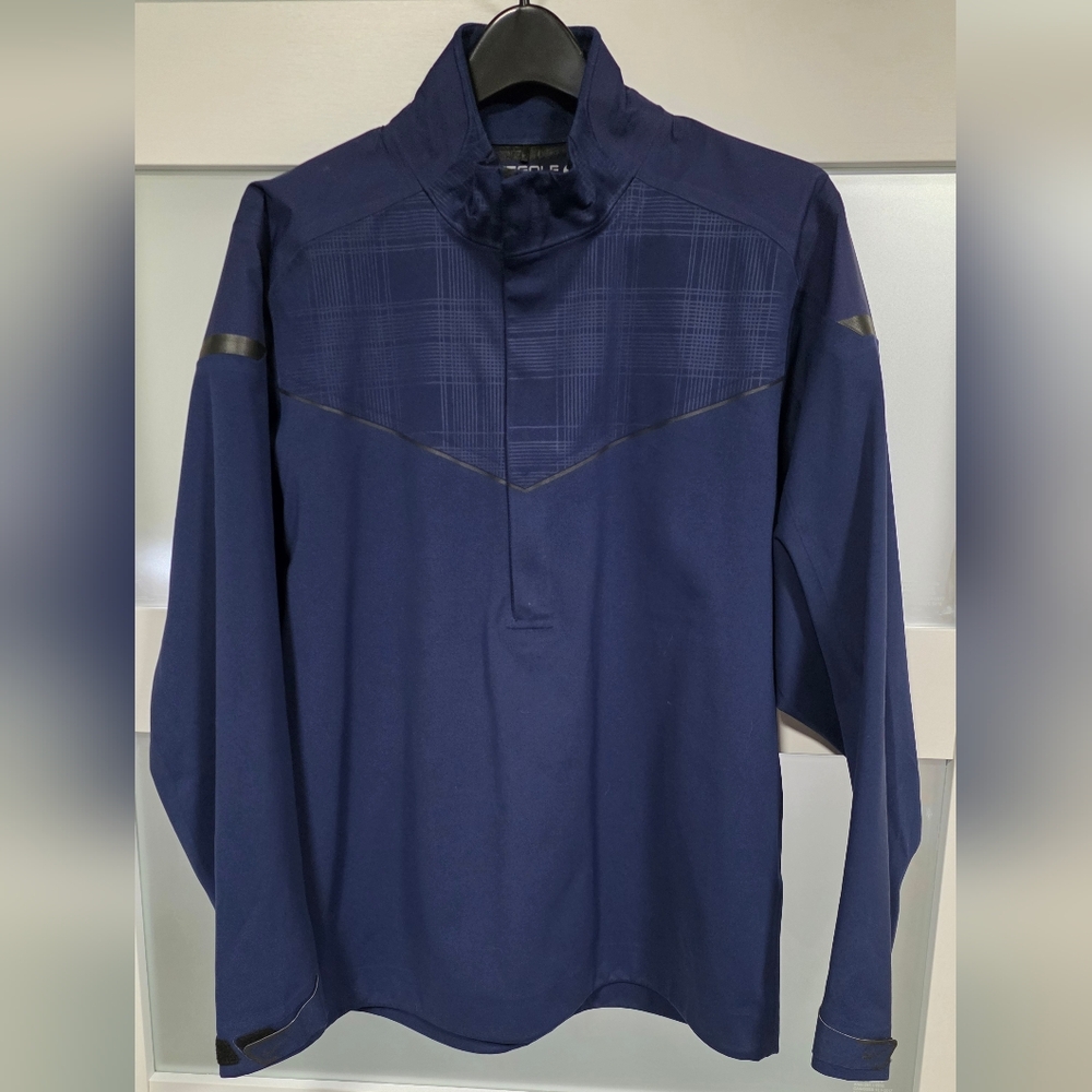Nike Golf Navy and Gray Storm-Fit Pullover